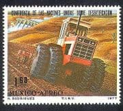 Mexico 1977 Tractor / Farming / Dam / Reservoir / Cactus / Irrigation / Transport 1v n25403