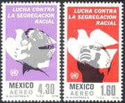 Mexico 1978 Anti-Apartheid Year/ Racism/ People/ Human Rights/ Doves/ Birds 2v set (n42899)