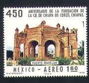 Mexico 1978 Buildings / Architecture / Fountain / Engineering / History 1v (n34075)