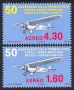 Mexico 1978 Planes / Aviation / Transport / Aircraft / Airmail 2v set (n24956)