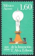 Mexico 1979 Electric Light/ Edison/ Inventors/ Inventions/ People/ Science/ Technology 1v (n42901)