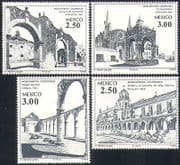 Mexico 1980 Buildings / Colonial Architecture / Convent / Hermitage 4v set (n34078)