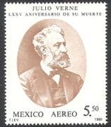 Mexico 1980 Jules Verne / Author / Writers / Books / Literature / Stories 1v (n39833)