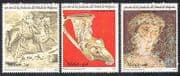 Mexico 1981 Art / Horses / Carving / Fresco / Painting / Heritage / History 3v set (n39935)