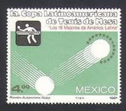 Mexico 1981 Sports / Table Tennis / Games / Animation 1v (n34021)