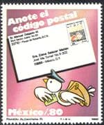 Mexico 1982 Postcodes/ Carrier Pigeon/ Letters/ Post/ Mail/ Birds/ Animation 1v (n42909)