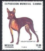 Mexico 1984 Dog Show / Dogs / Animals / Pets 1v (n25291)