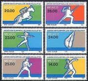 Mexico 1984 Olympic Games / Sports / Olympics / Horses / Fencing / Boxing 6v set (n34242)