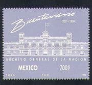Mexico 1990 Buildings/Architecture/ National Archive / Animation 1v (n34074)