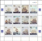 Micronesia 1993 American Clipper Sailing Ships/ Boats/ Sail/ Transport 12v sht (s1739)