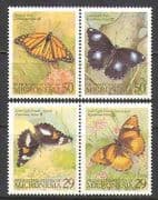 Micronesia 1993 Butterflies / Insects / Nature 4v set s1699