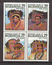 Micronesia 1994 Costume / Tourism 4v blk ref:s1658