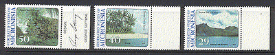 Micronesia 1994 Tourism / Mountains 3v set ref:s1705