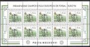 Moldova 1994 European Football Championships / Soccer / Sports / Games 10v sht n39445
