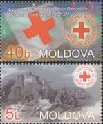 Moldova 2003 Red Cross/ Medical/ Health/ Welfare/ Ambulance/ Transport 2v set (md1003)