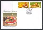 Moldova 2005 Europa / Food / Drink 2v set FDC (n20826)