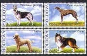 Moldova 2006 Alsatian / Poodle / Collie / Dogs / Animals / Nature / Pets 4v set (n37882)