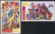 Moldova 2006 Europa/ Integration/ Music/ Dance/ Instruments/ Flags 2v set (n44958)