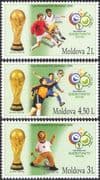 Moldova 2006 Football World Cup Championships/ WC/ Soccer/ Sports/ Games 3v set (n16732)