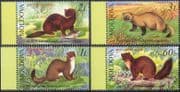 Moldova 2006 Stoat/ Mink/ Polecat/ Marten/ Nature/ Animals/ Wildlife 4v set (n16729)