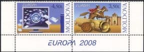 Moldova 2008 Europa/ The Letter/ Horse/ Rider/ Scroll/ Computer/ Mail 2v pr (n44765)