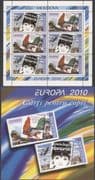 Moldova 2010 Europa/ Children's Books/ Reading/ Writers/ Plane/ Chicken 6v m/s bklt (n44567)