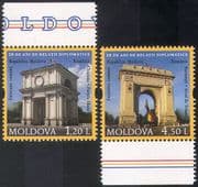 Moldova 2011 Diplomacy/ Diplomatic Relations/ Gates/ Arch/ Buildings/ Architecture/ Sculpture 2v set n41647