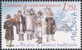 Moldova 2013 Christmas/ Greetings/ Carol Singers/ Singing/ Music/ Traditional Rituals 1v (n45251)