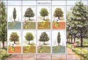 Moldova 2018 Oak/ Maple/ Poplar/ Chestnut/ Trees/ Plants/ Nature 8v m/s (md1064)