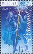 Moldova 2020 Christmas/ Greetings/ Carol Singers/ Singing/ Music 1v (md1053)