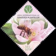 Moldova 2020 Honey Bees/ Beekeeping/ Insects/ Nature/ Conservation/ Environment 1v (n46407a)