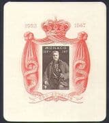 Monaco 1947 Prince Louis II / Royal / Royalty / People / Anniversary impf m / s (n36650)
