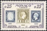 Monaco 1960 First Stamps/ Stamp-on-Stamp/ S-on-S/ Philately/ Heritage 1v (n43791)
