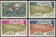 Monaco 1962 Europa/ Harvest/ Crops/ Mercury/ Maps/ Plants/ Nature 4v set (n43737)