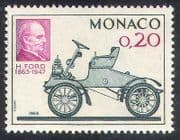 Monaco 1963 Henry Ford / Cars / Motoring / Motors / Transport / People 1v (n36637)