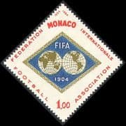 Monaco 1964 Football / FIFA 60th / Sports / Games / Soccer 1v (n32327)
