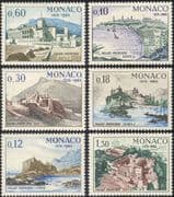 Monaco 1965 Royal Palace 750th Anniversary/ Buildings/ Architecture/ Heritage/ History 6v set (n43735)