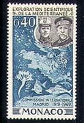Monaco 1969 Marine/ Nature/ Fish/ Royalty/ Conservation/ Research 1v (n30755)
