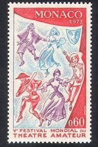 Monaco 1973 Theatre  /  Actors  /  Harlequin  /  Clown  /  Dancer  /  Dancing  /  Acting  /  Music 1v n3950