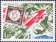 Monaco 1975 Anti-Cancer Campaign/ Health/ Medical/ Welfare/ Crab 1v (n46293)