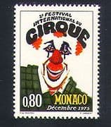 Monaco 1975 Clowns / Circus / Festival / Animation / People 1v (n32794)