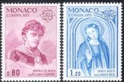 Monaco 1975 Europa/ St Devote/ Sailor/ Artists/ Art/ Paintings/ People 2v set (n43162)