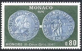 Monaco 1976 Coins  /  Money  /  Currency  /  Commerce  /  Business  /  History 1v (n40332)