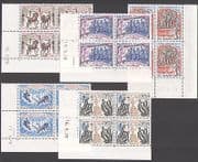 Monaco 1978 Circus / Lions / Horses / Monkeys / Animals / Animation 5v set x blks (n37695)