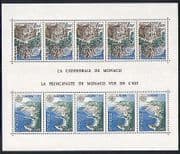 Monaco 1978 Europa / Cathedral / Buildings 10v sht (n32332)