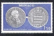 Monaco 1980 Coins / Money / Currency / Commerce / Business / History 1v (n38557)