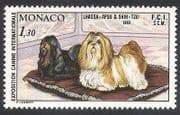Monaco 1980 Dogs / Lhasa Apso / Shih Tzu 1v (n18673)