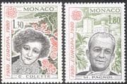 Monaco 1980 Europa/ Colette/ Maurice Pagnol/ Writers/ Literature/ Books/ People 2v set (n43028)