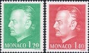 Monaco 1980 Prince Rainier III/ Royalty/ Royal/ Definitives/ People 2v (mc1162)