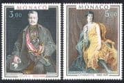 Monaco 1981 Prince / Princess / Royalty / Royal / Art / Paintings / People 2v set (n39400)